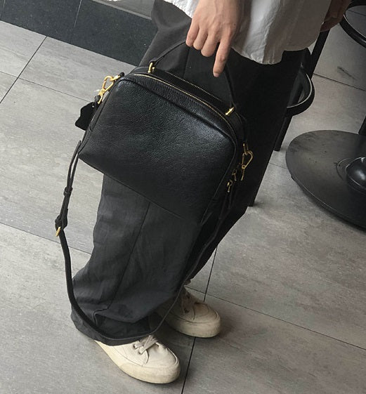 台灣李記皮具 李記 原創真皮手工 森系本革ポー樹膏牛革ド化妝包22099號原創手工真皮 皮件