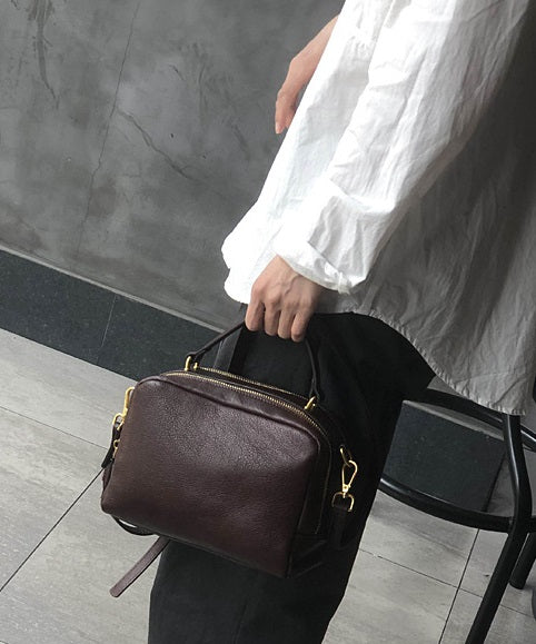 台灣李記皮具 李記 原創真皮手工 森系本革ポー樹膏牛革ド化妝包22099號原創手工真皮 皮件