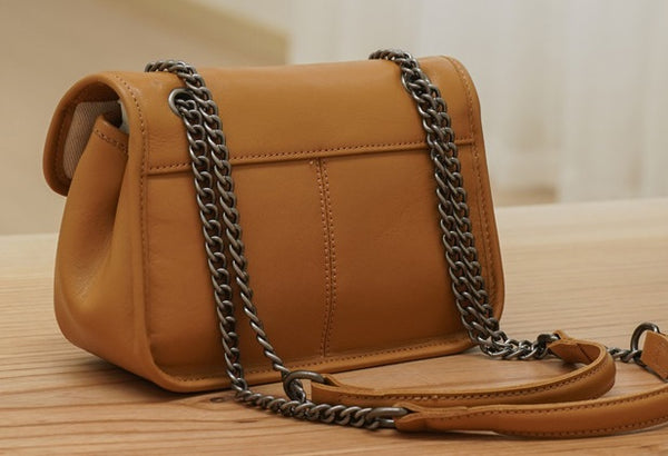 台灣李記皮具 李記 原創真皮手工 高級感の小人数本革女性バッ小方形包23012號原創手工真皮 皮件