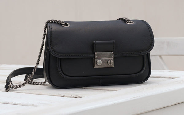 台灣李記皮具 李記 原創真皮手工 高級感の小人数本革女性バッ小方形包23012號原創手工真皮 皮件