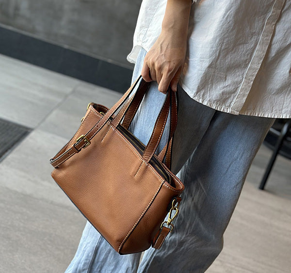 Taiwan Lee Kee Leather Goods Lee Kee Original Handmade ของแท้หนัง Vintage Soft Cowhide Simple Side กระเป๋าเป้สะพายหลัง หมายเลข 23017 Original Handmade หนังแท้ สินค้าเครื่องหนัง