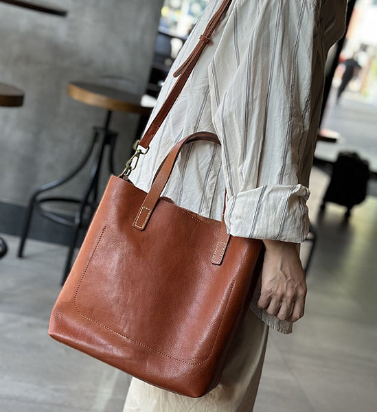 Taiwan Lee Kee Leather Goods Lee Kee Original Handmade Leather Japanese Style Simple Retro Style Tote Bag No. 23033 Original Handmade Leather Goods