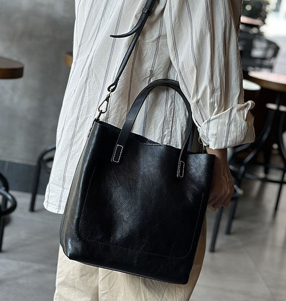 Taiwan Lee Kee Leather Goods Lee Kee Original Handmade Leather Japanese Style Simple Retro Style Tote Bag No. 23033 Original Handmade Leather Goods