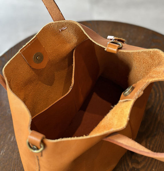 Taiwan Lee Kee Leather Goods Lee Kee Original Handmade Leather Japanese Style Simple Retro Style Tote Bag No. 23033 Original Handmade Leather Goods