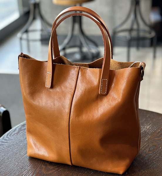 Taiwan Lee Kee Leather Goods Lee Kee Original Handmade Leather Japanese Style Simple Retro Style Tote Bag No. 23033 Original Handmade Leather Goods