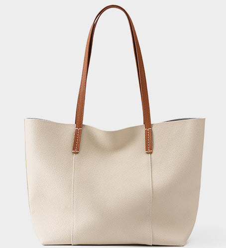 Taiwan Lee Kee Leather Goods Lee Kee Original Handmade Leather European and American Simple Casual Tote Bag No. 2378 Original Handmade Leather Goods