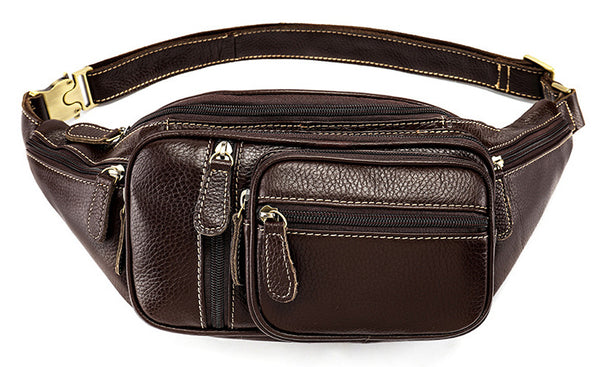 Taiwan Lee Kee Leather Goods Lee Kee original handmade genuine leather multi-functional メン genuine leather outdoor sports and leisure chest bag No. 29533 original handmade genuine leather leather goods