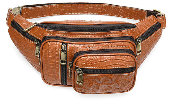 Taiwan Lee Kee Leather Goods Lee Kee original handmade genuine leather multi-functional メン genuine leather outdoor sports and leisure chest bag No. 29533 original handmade genuine leather leather goods