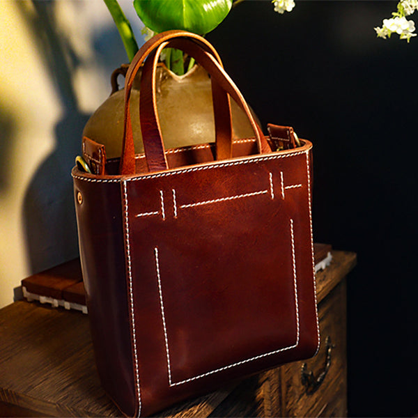 Taiwan Lee Kee Leather Goods Lee Kee original handmade genuine leather high oil mirror vegetable tanned leather small square bag No. 30162 original handmade genuine leather leather goods
