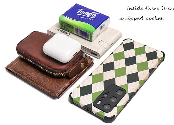 台灣李記皮具 李記 原創真皮手工 復古 個性腳趾狀 撞色簡約 手機包30316號原創手工真皮 皮件