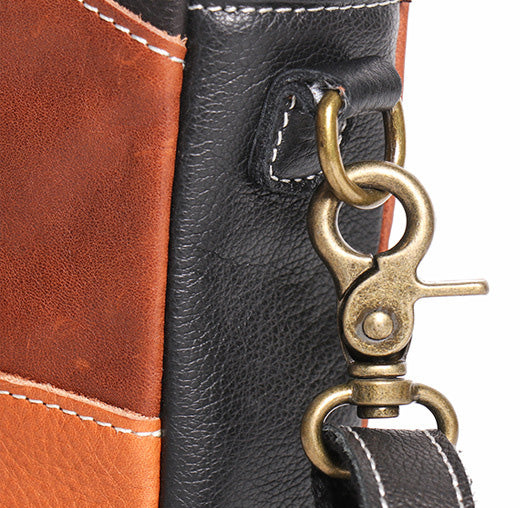 台灣李記皮具 李記 原創真皮手工 復古 個性腳趾狀 撞色簡約 手機包30316號原創手工真皮 皮件