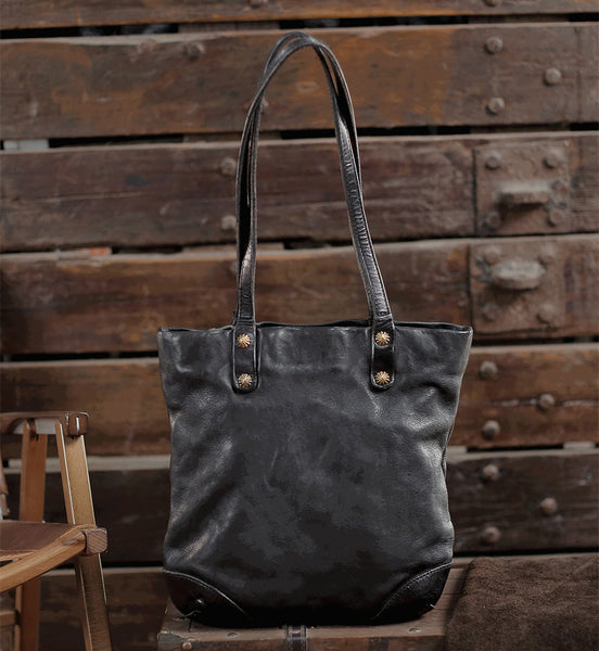 台灣李記皮具 李記 原創真皮手工 無性別なし馬皮手工メリ美式復古水桶包31047號原創手工真皮 皮件