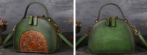 Taiwan Lee Kee Leather Goods Lee Kee original handmade genuine leather retro-style beautiful first-layer cowhide handbag No. 3205 original handmade genuine leather leather goods