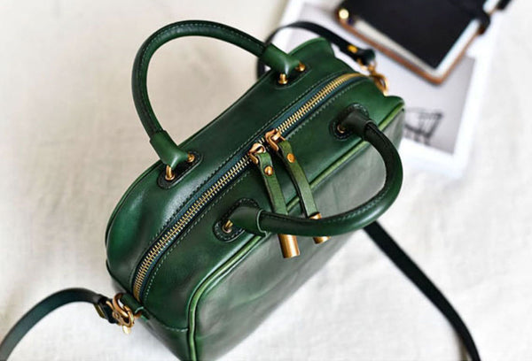 台灣李記皮具 李記 原創真皮手工 四季を通じて背負う手提包355號原創手工真皮 皮件