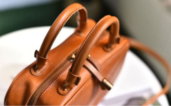 台灣李記皮具 李記 原創真皮手工 四季を通じて背負う手提包355號原創手工真皮 皮件