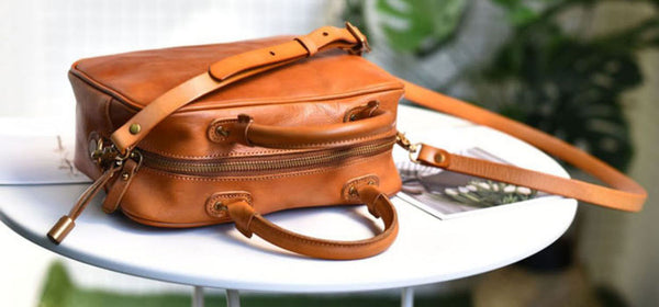 台灣李記皮具 李記 原創真皮手工 四季を通じて背負う手提包355號原創手工真皮 皮件