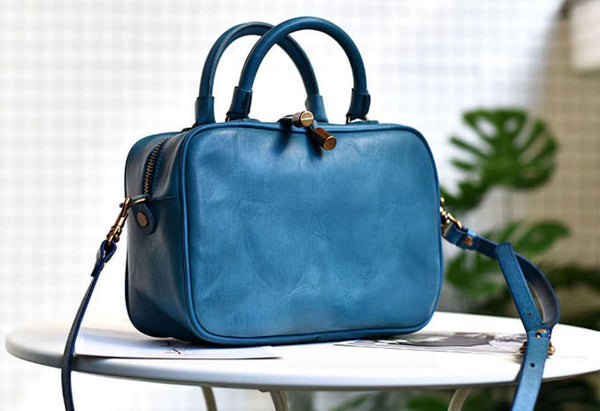 台灣李記皮具 李記 原創真皮手工 四季を通じて背負う手提包355號原創手工真皮 皮件