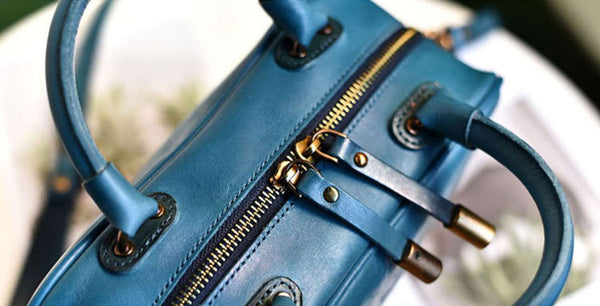 台灣李記皮具 李記 原創真皮手工 四季を通じて背負う手提包355號原創手工真皮 皮件