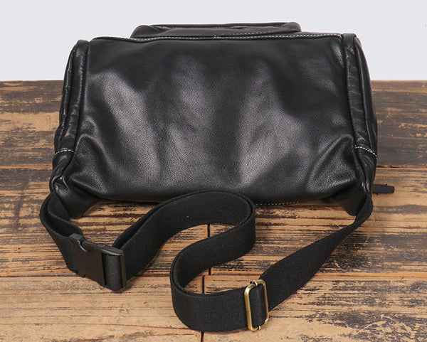 台灣李記皮具 李記 原創真皮手工 本革メン油皮運動腰包3726號原創手工真皮 皮件