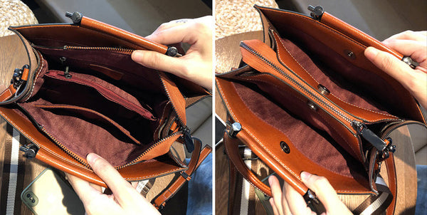 Taiwan Lee Kee Leather Goods Lee Kee original handmade genuine leather new work genuine leather ハン oil wax leather commuter tote bag No. 55711 original handmade genuine leather leather goods