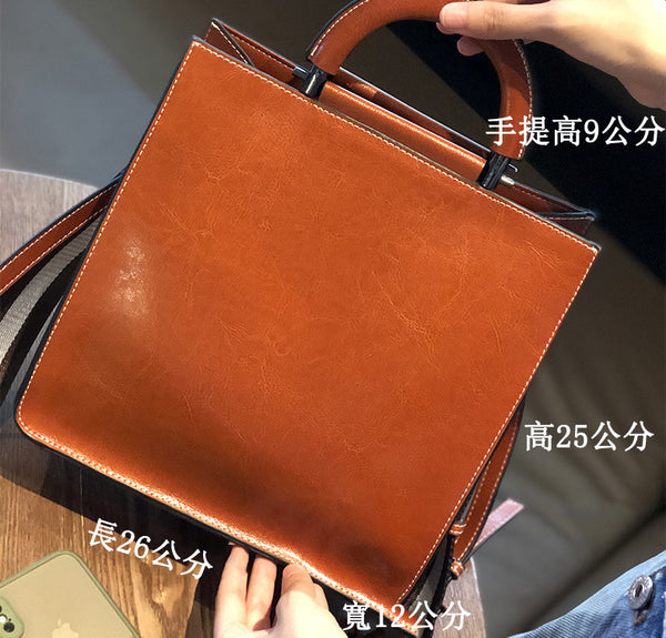 Taiwan Lee Kee Leather Goods Lee Kee หนังแท้ทำมือต้นฉบับงานใหม่หนังแท้ハンน้ำมันขี้ผึ้งหนังกระเป๋าพร็อพหมายเลข 55711 หนังแท้ทำด้วยมือของแท้เครื่องหนัง