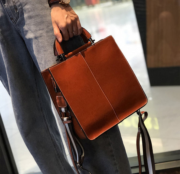 Taiwan Lee Kee Leather Goods Lee Kee original handmade genuine leather new work genuine leather ハン oil wax leather commuter tote bag No. 55711 original handmade genuine leather leather goods