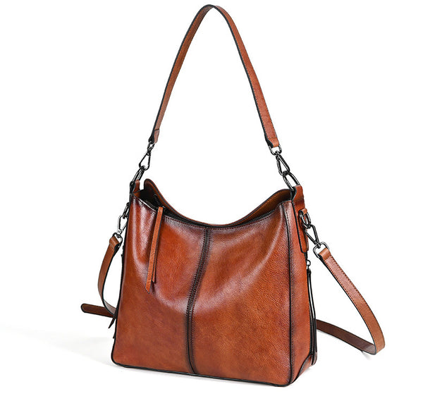 Taiwan Lee Kee Leather Goods Lee Kee original handmade leather European and American retro craftsmanship soft leather handbag No. 601 original handmade leather goods