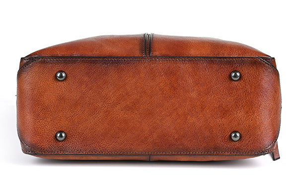 Taiwan Lee Kee Leather Goods Lee Kee original handmade leather European and American retro craftsmanship soft leather handbag No. 601 original handmade leather goods