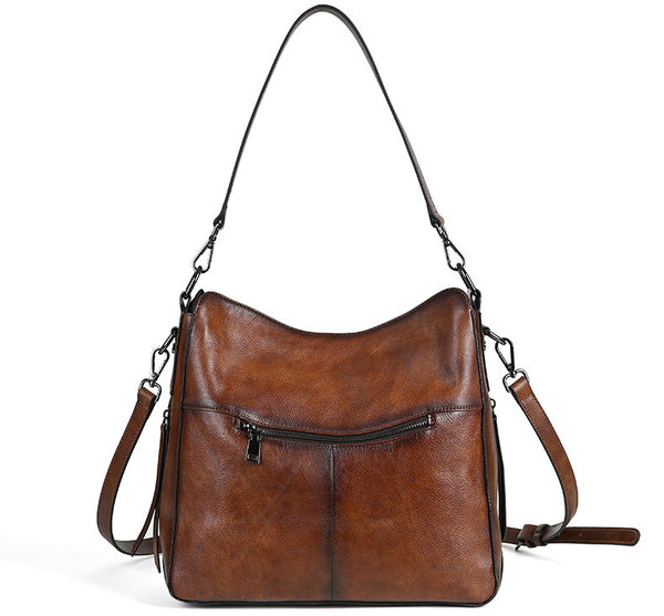 Taiwan Lee Kee Leather Goods Lee Kee original handmade leather European and American retro craftsmanship soft leather handbag No. 601 original handmade leather goods
