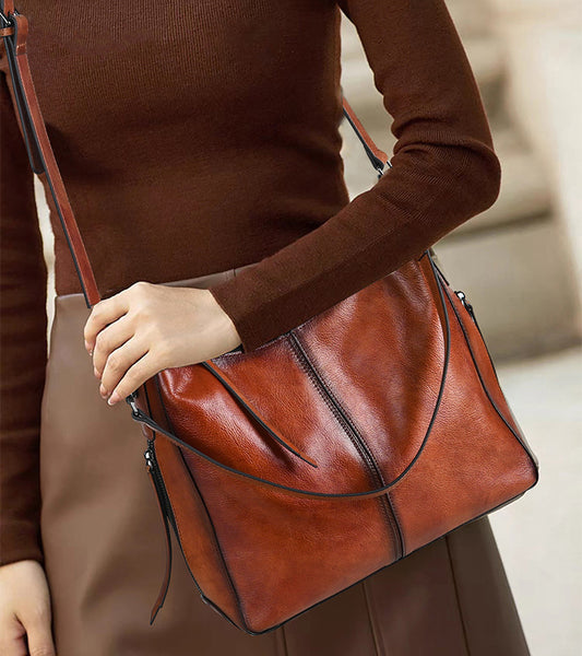 Taiwan Lee Kee Leather Goods Lee Kee original handmade leather European and American retro craftsmanship soft leather handbag No. 601 original handmade leather goods