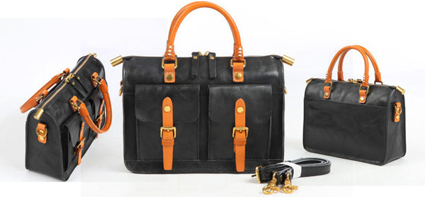 台灣李記皮具 李記 原創真皮手工 多口袋ポケ透染ット车缝邮差包6231號原創手工真皮 皮件