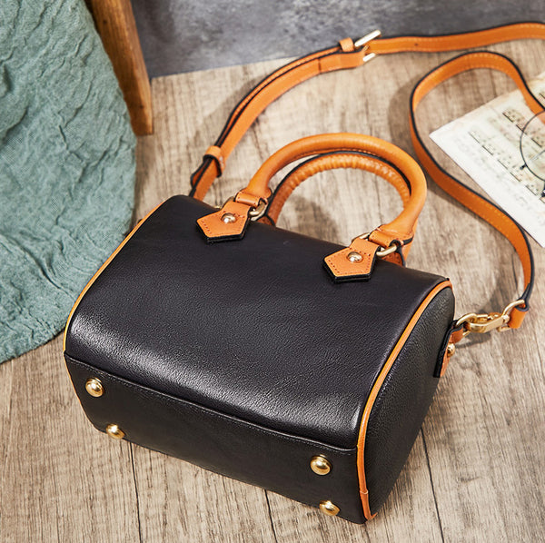 台灣李記皮具 李記 原創真皮手工 手工植鞣グ本革ボス通勤波士頓包65200號原創手工真皮 皮件