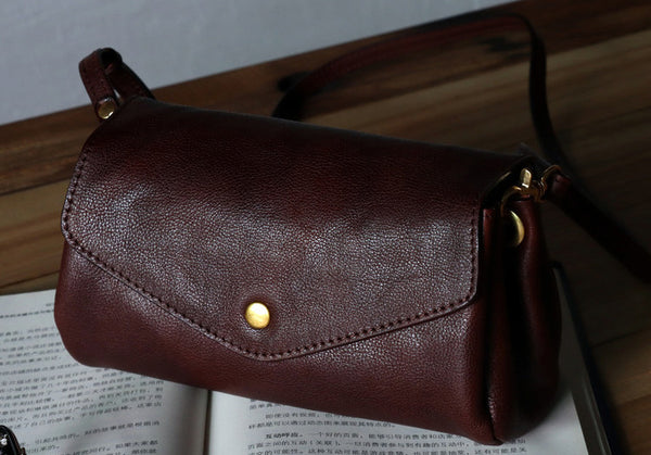 台灣李記皮具 李記 原創真皮手工 質感超好がす復古Mini小包包6528號原創手工真皮 皮件