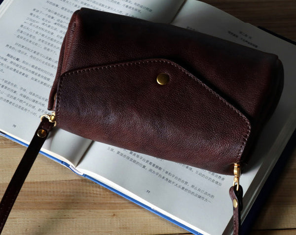 台灣李記皮具 李記 原創真皮手工 質感超好がす復古Mini小包包6528號原創手工真皮 皮件