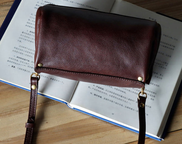 台灣李記皮具 李記 原創真皮手工 質感超好がす復古Mini小包包6528號原創手工真皮 皮件