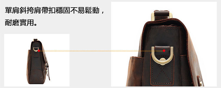 Taiwan Lee Kee Leather Goods หนังเต็มหนังม้าบ้ากระเป๋าเอกสารพกพาหมายเลข 6596 กระเป๋าหนังวัวชั้นแรกหนังหนังแท้ทำด้วยมือของแท้เครื่องหนัง
