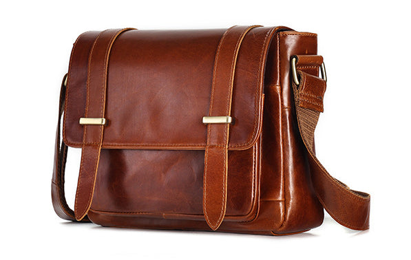 Taiwan Lee Kee Leather Goods Lee Kee original handmade leather oiled leather レザー messenger bag No. 6689 first layer cowhide bag leather original handmade genuine leather leather goods