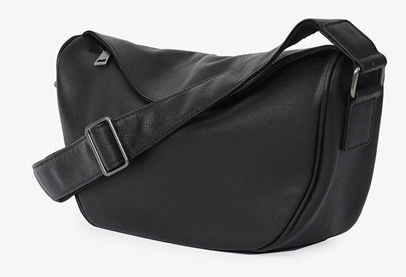 Taiwan Lee Kee Leather Goods Lee Kee Original Handmade Leather European and American Retro First Layer Leather Dumpling Bag No. 6802 Original Handmade Leather Leather Goods