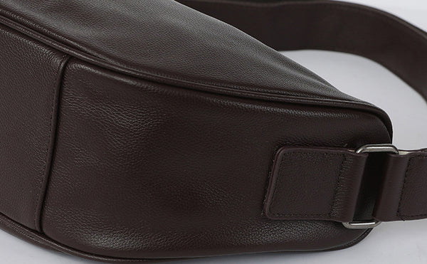 Taiwan Lee Kee Leather Goods Lee Kee Original Handmade Leather European and American Retro First Layer Leather Dumpling Bag No. 6802 Original Handmade Leather Leather Goods