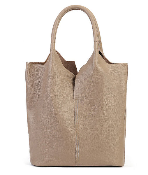 台灣李記皮具 李記 原創真皮手工 軟皮細かく日常休閒手提包6898號原創手工真皮 皮件