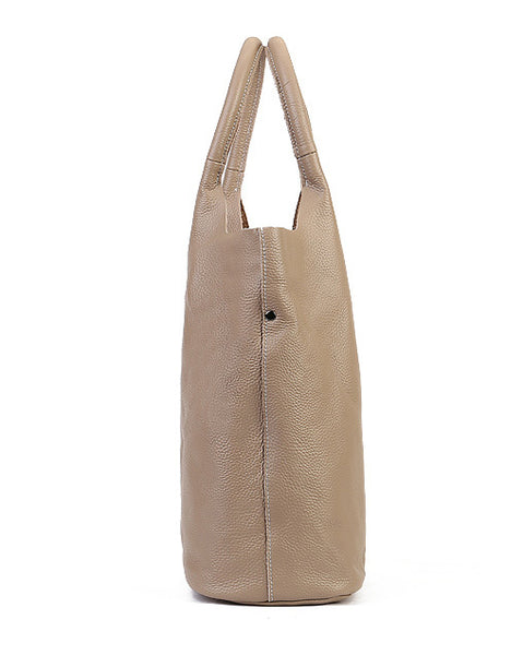 台灣李記皮具 李記 原創真皮手工 軟皮細かく日常休閒手提包6898號原創手工真皮 皮件