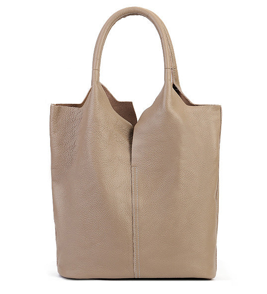 台灣李記皮具 李記 原創真皮手工 軟皮細かく日常休閒手提包6898號原創手工真皮 皮件