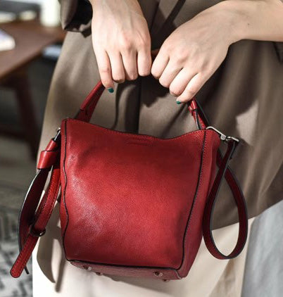 台灣李記皮具 李記 原創真皮手工 簡単百搭款 極簡風格 手提包8-759號原創手工真皮 皮件