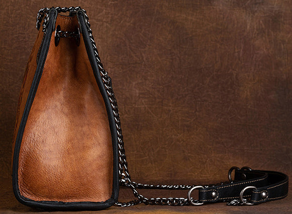 台灣李記皮具 李記 原創真皮手工 立體りっ壓花ボス質感通勤包8100號原創手工真皮 皮件