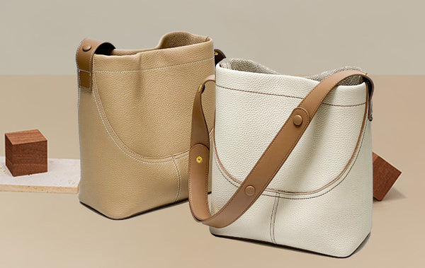 台灣李記皮具 李記 原創真皮手工 高品質に柔軟で引張性がある水桶包816號原創手工真皮 皮件