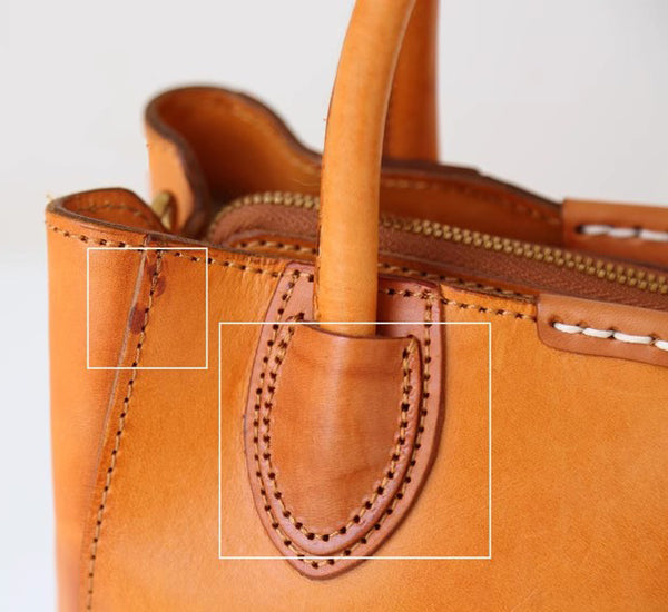 台灣李記皮具 李記 原創真皮手工 小總設計ド植鞣の手提包825號原創手工真皮 皮件