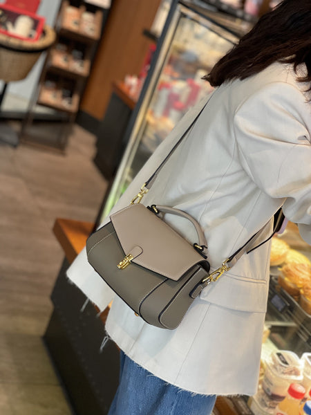 Taiwan Lee Kee Leather Goods Lee Kee original handmade genuine leather genuine leather and first layer cowhide handbag No. 88191 original handmade genuine leather leather goods