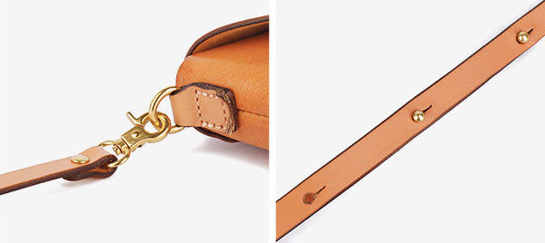 台灣李記皮具 李記 原創真皮手工 植なめし皮レトロ復古手機包8890號原創手工真皮 皮件