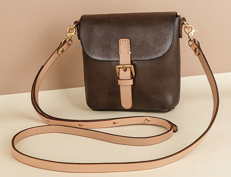 台灣李記皮具 李記 原創真皮手工 植なめし皮レトロ復古手機包8890號原創手工真皮 皮件