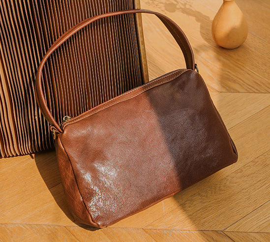 台灣李記皮具 李記 原創真皮手工 質感 簡単な純色飯盒小方包9-200號原創手工真皮 皮件